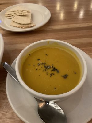 Butternut squash soup.  at True Food Kitchen in Las Vegas