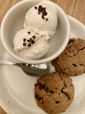 Cookies & ice cream   at True Food Kitchen in Las Vegas