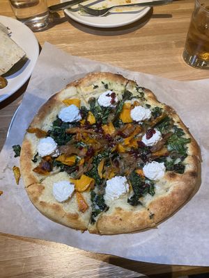 Butternut squash pizzaa  at True Food Kitchen in Las Vegas