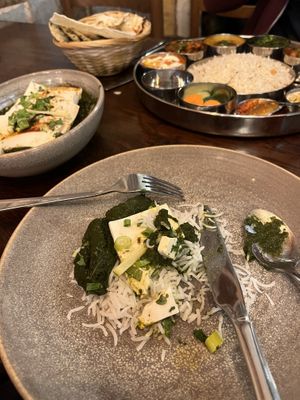Palak tofu   at Namaste Holborn in London
