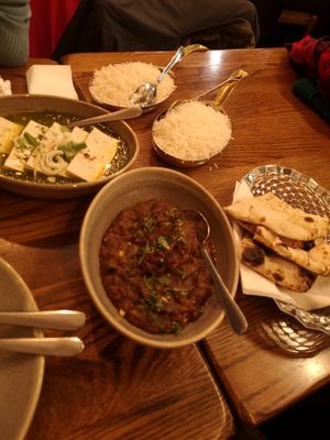 Tofu and aubergine curry at Namaste Holborn in London
