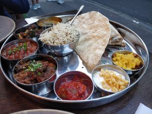 Vegan Thali at Namaste Holborn in London