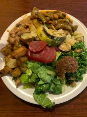 Full plate  at The Oasis in Lexington