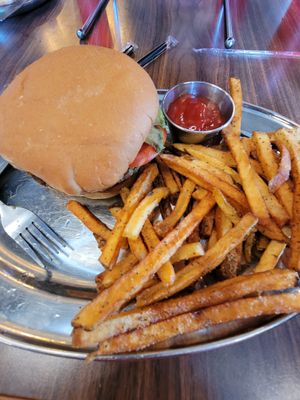 Black Bean Burger at Pedaler's Pub in Bentonville