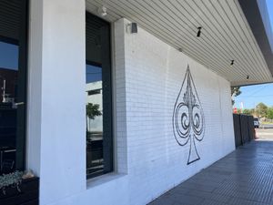 One shop back from the corner (behind Barry Plant) at The Spade in Glenroy