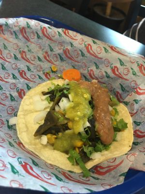 Veganized taco 🌮  at Gringo's in Mcalester