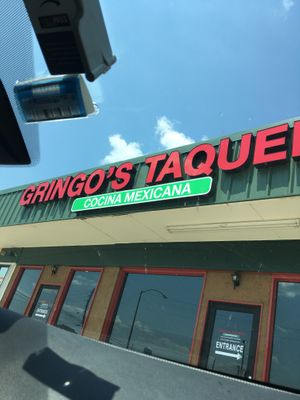Outside at Gringo's in Mcalester