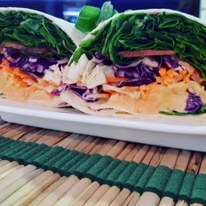 Wraps so fresh and crunchy  at Soy-ya Cafe in Western Cape