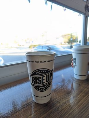 Coffee at Rise Up Coffee in Rehoboth Beach