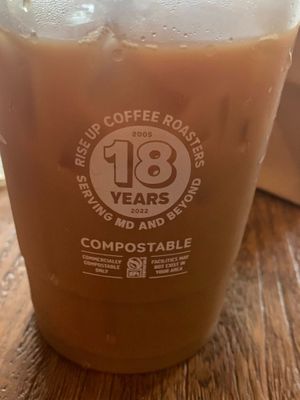 Compostable Cups at Rise Up Coffee in Rehoboth Beach