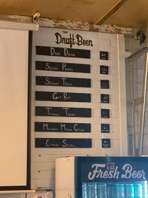 Beer Menu at Rise Up Coffee in Rehoboth Beach