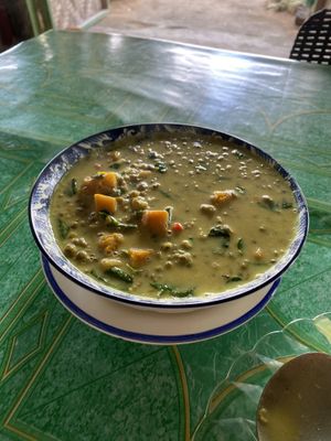 Lental soup  at KooKaburra in Siargao