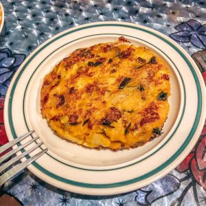 Vegetable Burger Patty at KooKaburra in Siargao