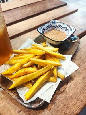 Local sweet fries at LOKAL in Siargao