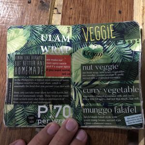 Wrap menu at LOKAL in Siargao