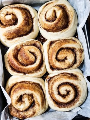 Cinnamon Rolls at Small Things Bakery in Corvallis
