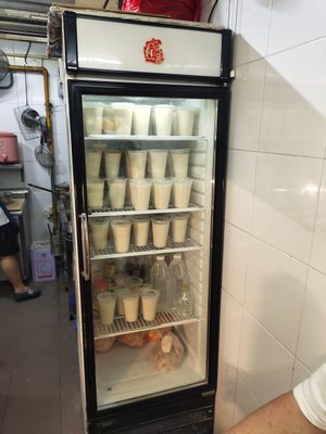 Soya milk at You Tiao Soya Bean 炸油条豆酱 in Northeast Singapore