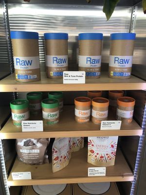 Vegan powders  at Wild & The Moon - DIFC in Dubai