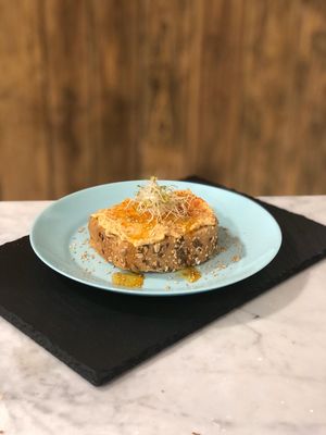 Hand-made hummus at Arte-sans in Castelldefels