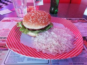 Panino + contorno at America Graffiti in Conegliano