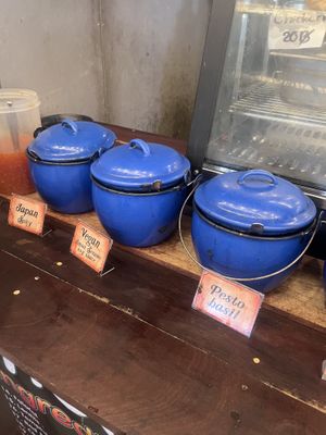 Different Sauces   at Salad Bowl - Food Stall in Koh Phangan