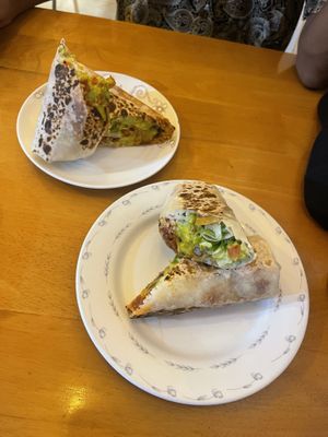 Vegan burritos  at Angkor Tacos - Food Stall in Siem Reap