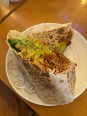 Vegan burrito (gluten free)  at Angkor Tacos - Food Stall in Siem Reap