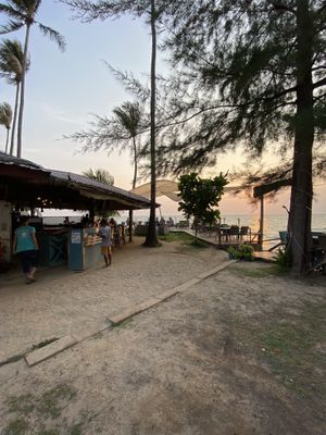 Nice restaurant   at The Fat Turtle in Koh Lanta