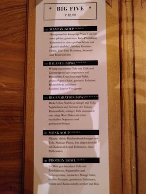 Menu 2 at An Vegan House - Lange Reihe in Hamburg