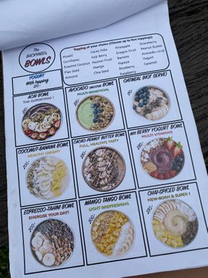 Menu II at The Backyard Cafe & Bistro in Koh Lanta