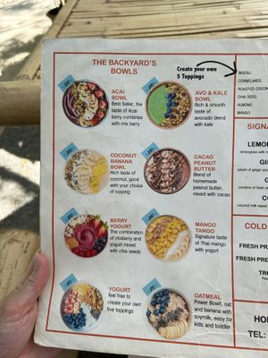 Menu February  at The Backyard Cafe & Bistro in Koh Lanta