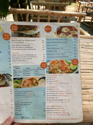 Menu February  at The Backyard Cafe & Bistro in Koh Lanta