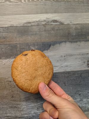 Vegan chocolate chip cookie at Good Foods Market and Cafe in Lexington
