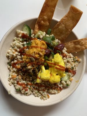 Moroccan Pearl Cous Cous Salad   at The Social in St Helens