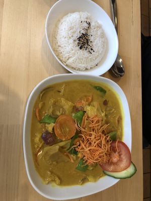 lemongrass curry  at Gravity in Stuttgart