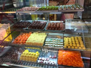 Those Indian sweets  at Royal Rasoi in Bangkok