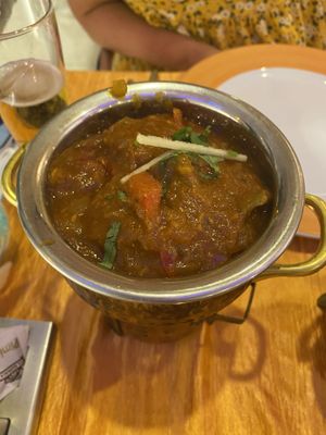 Veg meat curry at Mumbai Masala in Tenerife