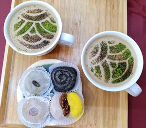 Hojichaccinos + Mochis (January 2023) at La Maison du Mochi - Turenne in Paris