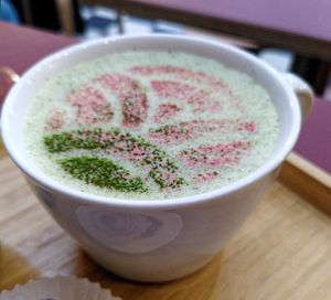 Sakura latte at La Maison du Mochi - Turenne in Paris