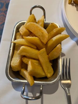 fries (chips)  at The Bushmills Inn in Antrim