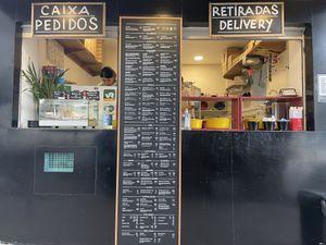 Outside  at A Libanesinha in Sao Paulo