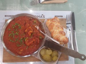 Shakshuka (swapped the egg for pickled cucumber) at Grandma's in Townsville