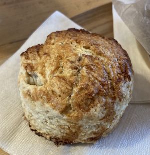 Vanilla almond scone   at The Pow Bar Cafe in Niseko