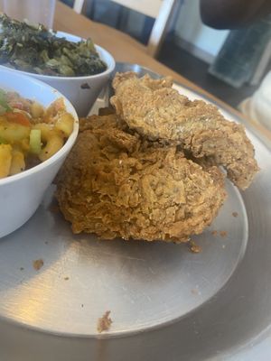 Fried chicken  at Dirty Lettuce in Portland