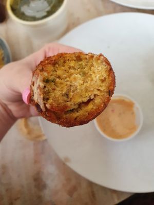 hush puppy at Dirty Lettuce in Portland