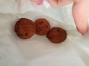 hush puppies at Dirty Lettuce in Portland