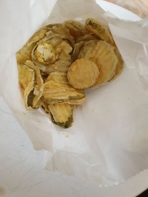 fried pickles at Dirty Lettuce in Portland