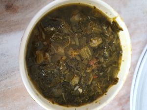 collard greens at Dirty Lettuce in Portland