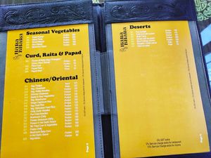 Menu Card! at Greendale Restaurant Hara Bhara in Gangtok