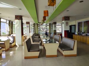 Seating arrangement! at Greendale Restaurant Hara Bhara in Gangtok